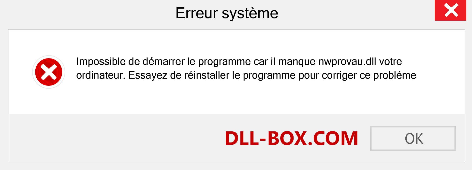 Le fichier nwprovau.dll est manquant ?. Télécharger pour Windows 7, 8, 10 - Correction de l'erreur manquante nwprovau dll sur Windows, photos, images